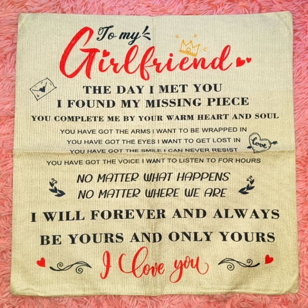 39 Pillow Covers18" Love Gift To A Girlfriend Decorative Pillowcase Coushion